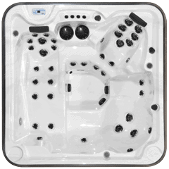 Top view of the Eagle model of Arctic Spas Hot Tub