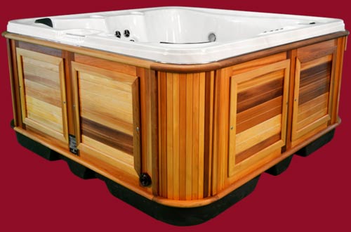  Side view of the Arctic Spas Hot Tub Cub model 