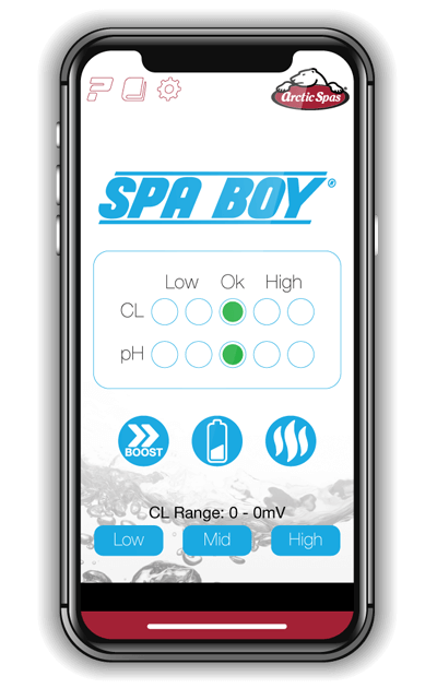 Arctic Spas Spa boy Phone app