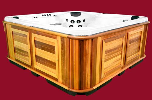  Side view of the Arctic Spas Hot Tub Summit XL model